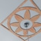 Ekena Millwork Blume Wood Fretwork Pierced Ceiling Medallion, Cherry, 26"OD x 9"ID x 3/8"T CMWP26X26X0375BLCH - alternate 6